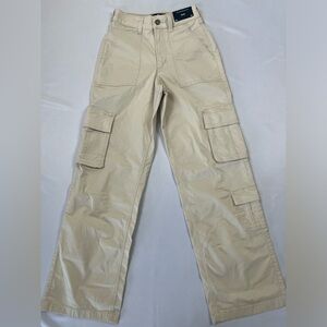 Hollister Ultra high rise baggy cargo jeans